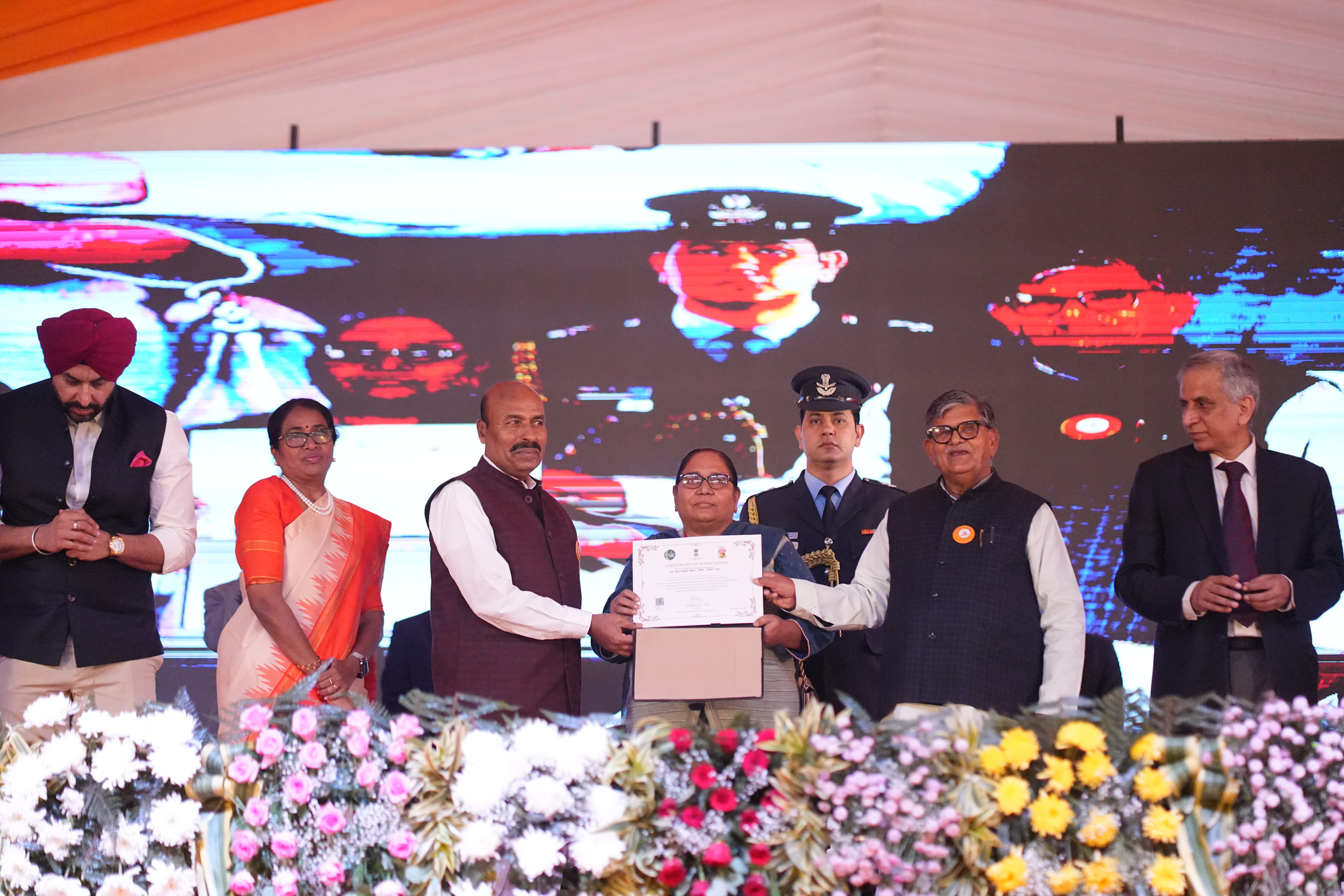 The Celebration of 5 Years of Nasha Mukt Bharat Abhiyaan in Amritsar featured a special felicitation ceremony recognising individuals for their outstanding service in the field of substance use disorder.