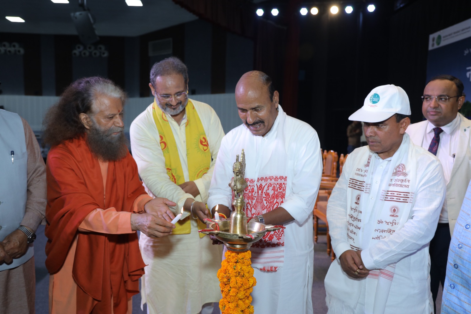 Glimpses from the observance of the International Day Against Drug Abuse and Illicit Trafficking and the culmination of Nasha Mukt Bharat Saptah 2026 at Haridwar, in the august presence of Hon'ble Union Minister Dr. Virendra Kumar, Dr. Chinmay Pandya, Pujya Swami Chidanand Saraswati Ji, Shri Khajan Das, and Dr. Dhan Singh Rawat.
