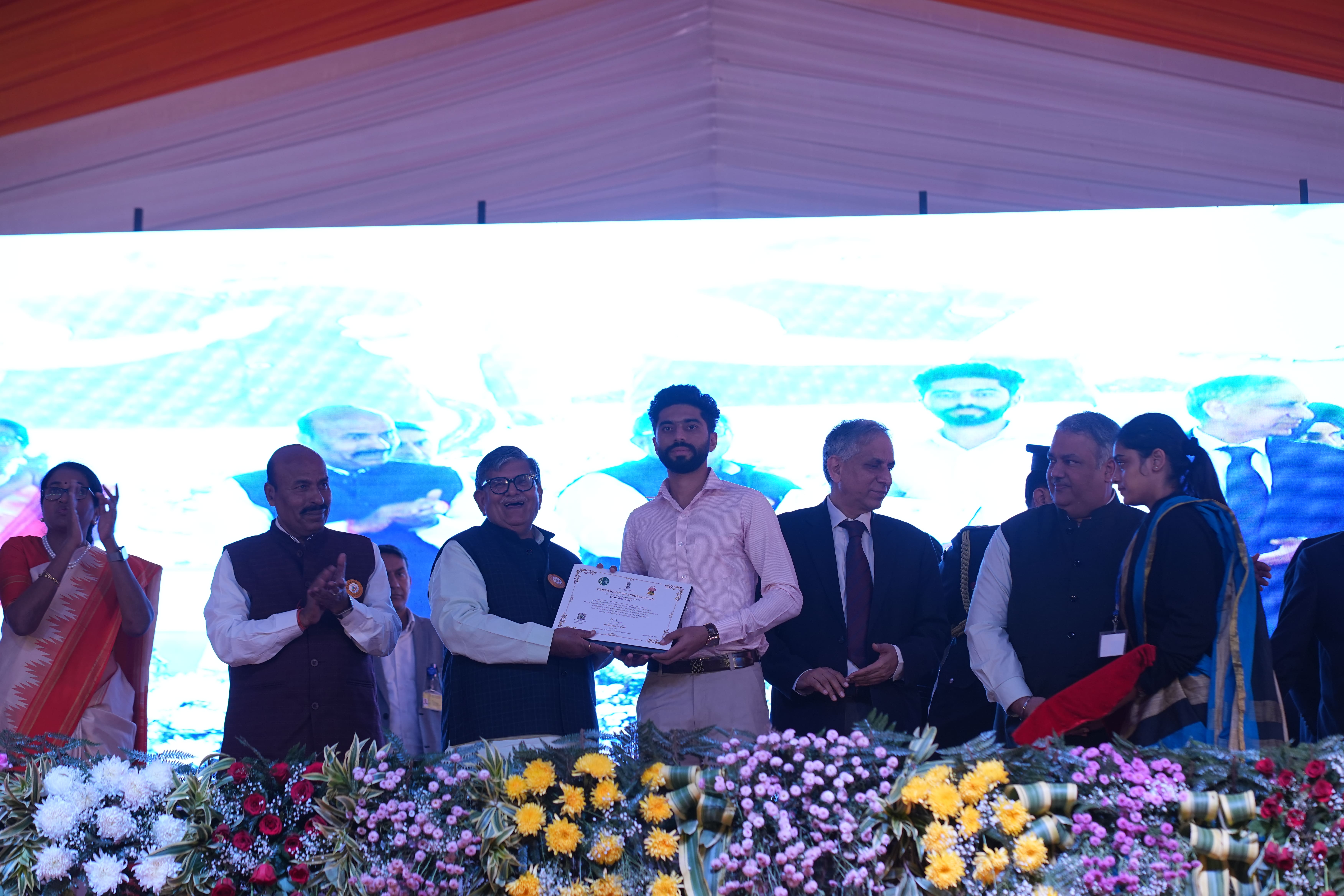 Glimpses from the felicitation ceremony of India’s Olympians during the 5-year celebration of the Nasha Mukt Bharat Abhiyaan, organised in collaboration with the Government of Punjab in Amritsar.