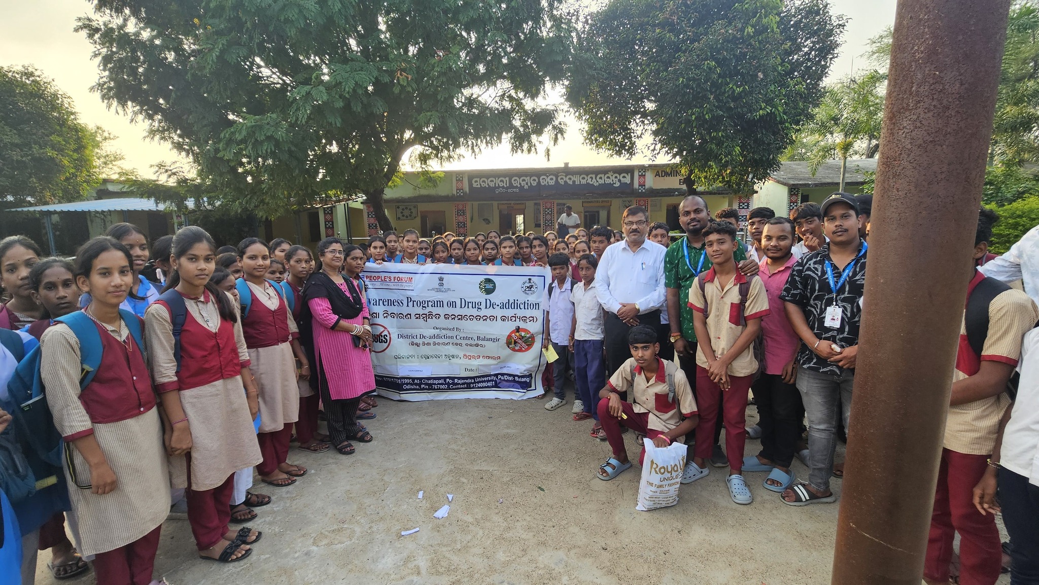 Awareness Camp at Upgraded High School, Gaintala, Balangir