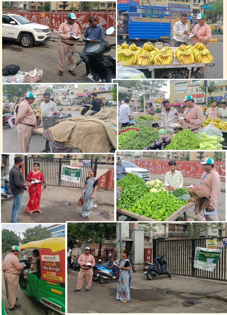Image 1 of awareness activity at Govindvadi vegetable and street market bhairavnath road govindvadi cross road ishanpur ahmedabad