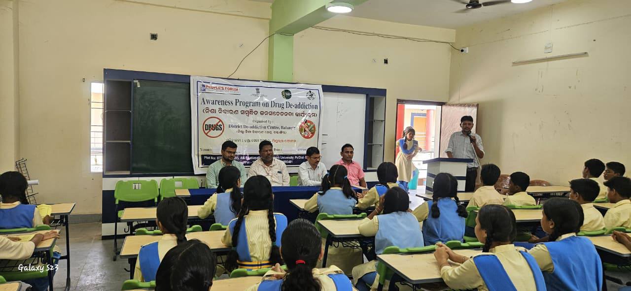 Awareness Camp at Netrabhanu High School, Jarasingha, Balangir