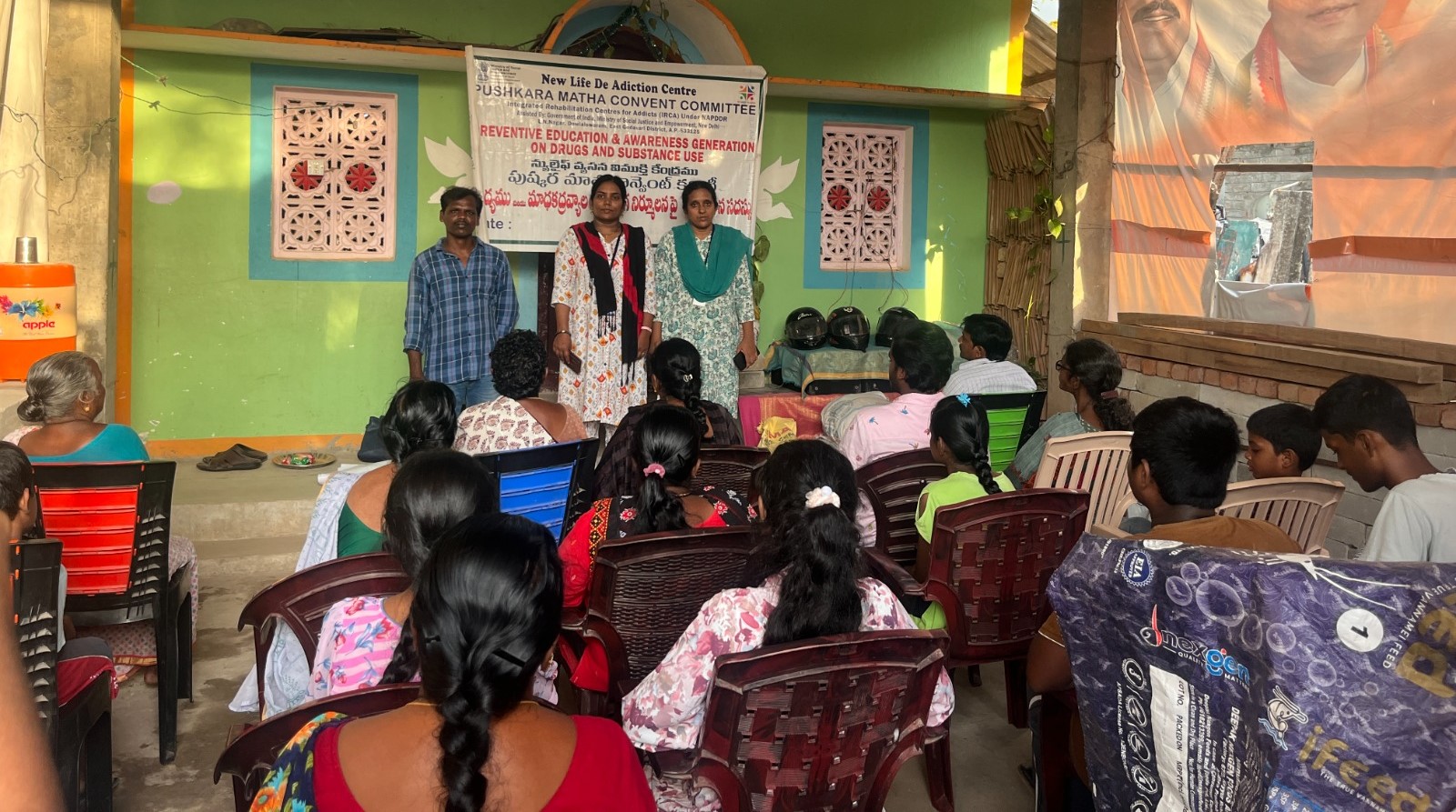 Awareness Camp at Village elders house