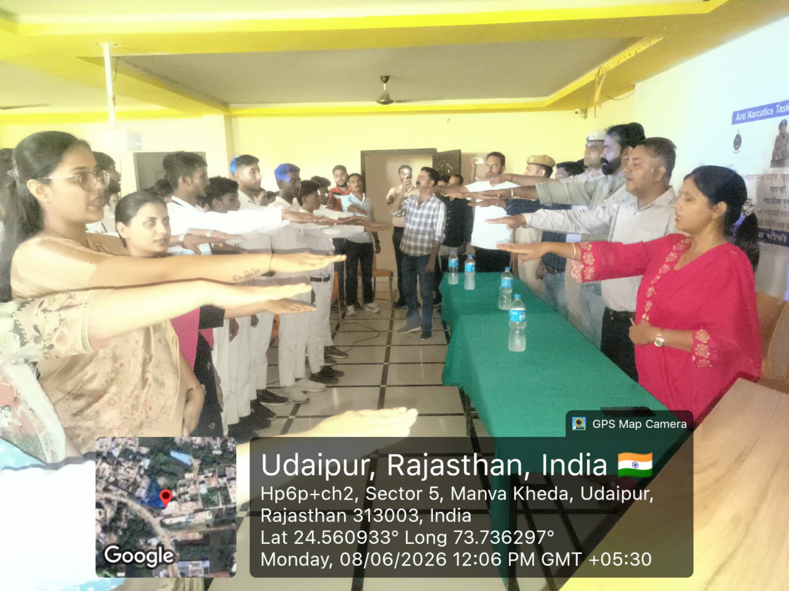 Awareness Camp at Awareness Generation and Pledge ceremony at Gayatri Nursing College by Aarogya DDAC,Udaipur