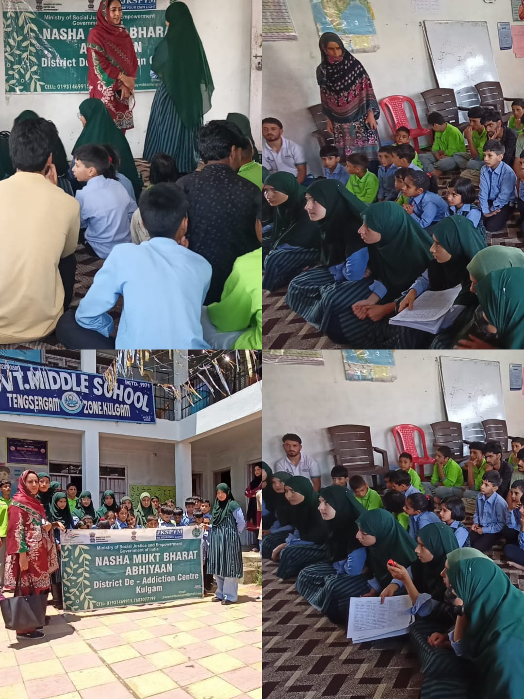 Image 1 of awareness activity at GOVT MIDDLE SCHOOL TENGSERGAM