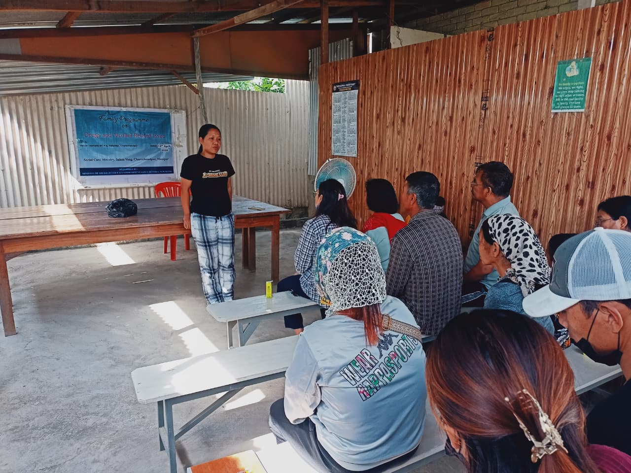 Awareness Camp at Dinthar Nghathal churachandpur
