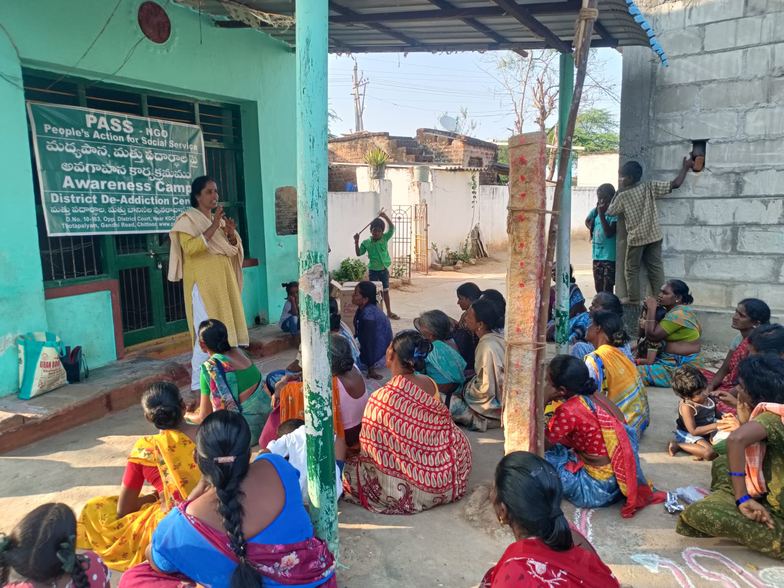 Awareness Camp at Temple
