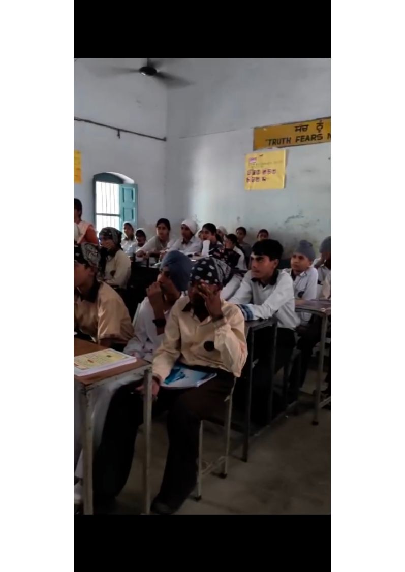 Awareness Camp at Chakwal sen.sr school khalsa sen sr school and irca kurali